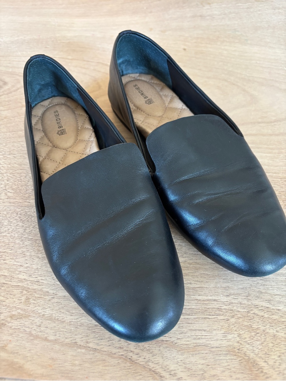 Birdies Black Starling Flats size 8